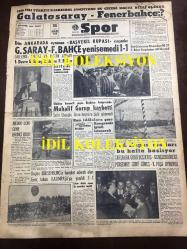 GÜNLÜK SPOR GAZETESİ - 31 MART 1958 - 1958 TÜRKİYE BASKETBOL ŞAMPİYONASI FİNAL MAÇI GALATASARAY, FENERBAHÇE - BEŞVEKİL (BAŞBAKANLIK) KUPASINDA GALATASARAY FENERBAHÇE İLE 1-1 BERABERE KALDI, ADNAN MENDERES KUPAYI KAPTAN NACİ VE TURGAY ŞEREN'E VERİYOR - SADRİ USSUOĞLU İDARE HEYETİ - REIDER GENE BİRİNCİ OLDU - GALATASARAY 90 - 37 ALTINORDU - 1958 FED KUPASI - İSTANBUL GENÇLİK SÜTLÜCEYİ YENDİ - ÖMER BESİM KIRMIZI EŞOFMAN KROSUNU BULGAR PEEV ALDI - MANCHESTER UNITED - AYSEL ERSOY - NURİ ATILGAN