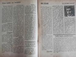 Yeni Adam Siyasi, Edebi ve Tarih Dergisi - 24 Ekim 1935 - Sayı:95 - Miniminiyi Nasıl Yetiştirdim? - Hüseyin Cahid Yalçın'ın Hataları - Kısa Tetkik ve Tenkitler - Gaddarlık - Temizlik de Ne Söz? - Sevgili Kış - Ekaliyet Okullarında - Haile Selasie - Kerim Sadi - Delilik Başka, Aptallık Başka - Siyasa Acununda Olanlar - Cephelerde Yeni Bir Şey Yok - Fransa İngiltere - Faşist Rejimini Kurtarmak - Karışık Yumak - Kültür - Namık İsmail'in Boş Bıraktığı Yer - Edirne'de Eski Eserleri Sevenler Kurumu - Antika Kültürü - Her Hafta Bir Kelime - Tahaf Bir Çocuk - İffet Ömer Tiregol - Rusya'da Şark Kadını - Semiha Uzunhasan - Yeni Amerika Arı - Siyah Beyaz - Zahit Sıtkı - Nasıl Okuyorsunuz? - Kadın Gücü - Semiha Uzunhasan - Zeka Sayfası - Meşhur Adamları Tanır Mısınız? - Bulmaca Bulabilir Misiniz? - Öz Türkçe'de Kuvvetli Misiniz? - Kutu Bilmecesi - Türk Antrasitidir fotoğraf ve haberi - Tam Takım Dergi