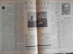 Yeni Adam Siyasi, Edebi ve Tarih Dergisi - 4 Haziran 1936 - Sayı:127 - H.G. Wells - Tehlikeli Bir Tabip - Hayalimdeki Çamlıca - İsmail Hakkı Baltacıoğlu - Kısa Tetkik ve Tenkitler - Comte de Gobineau - Maymun İştahlı İnsanlar! - Gençler İçin En Büyük Tehlikeler - Çalışma Tekniğini Bilmemek - Tehlikeli Bir Tabip - Hasta Bir Kitap - Danimarka Groeniand'ı Nasıl Sömürgeleştirdi? - İhtiyar Eskimo - Büyük İhtiraları Zamanları Doğurmuştur - Hayalimdeki Çamlıca - Büyük Davaların Avukatı - İhtiyarlık - Fikir Kuvvetini Azaltır mı? - Toprak Kimyevi Olarak Artar - Farelerde Bilgi Veraseti - Kısa Dalgalar Yonmayı Çabuklaştırıyor - Okazyon Kitarlar - Yeni Adam Vasıtasıyla Satılıyor - Devlet ve İhtilal Tercümesine Dair - Kerim Sadi - Gripin İlaç Reklamı - Yeni Adam Servisleri - On Bin Eğitmen Bir Arada - Hüsnü Cırıtlı - Bu Yaz - Türk Antrasitini Al fotoğraf ve haberi - Tam Takım Dergi
