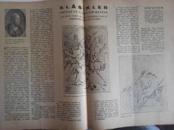 Yeni Adam Siyasi, Edebi ve Tarih Dergisi - 23 Nisan 1936 - Sayı:121 - Yahya Saim'in Klasikler, Omirus, İlyade'si - Bize Fikir Lazım Değil mi? - Kısa Tetkik ve Tenkitler - Alexandre Dumas Zade - Okutan, Öğretmen, Evrimmen - Terakkiye Dair - Nurullah Ataç - Aşk (Eros) ile Mücadele - Nasyonal Sosyalizm Nedir? - Irkı Tayin Eden Saçın Rengi Değildir - Devlet İnsanın Emrinde Bir Alettir - Şehir Adamı: Kökünden Çıkarılmış Ağaç - Vatan, Bir Ana Gibi - Liberalism İflas Etti - El İşte, Kulak Seste - Klasikler - Omirus ve İlyada'nın Mevzusu - Kendimizi Tanımak Zarureti - Sadettin Vedat Koçer - Aşkla Mücadele - Sinemada Edebiyat - Sessiz Sinema Daha İyiydi - Edebi Eserlerden Mevzu Almalı  mı? - Hangi Eserler Filme Alınabilir - Yeni Rus Romanı - Cinsiyet Meselesi ve Muhtelif Tedrisattan Alınan Neticeler - Belediye, Mektep ve Ev Bahçeleri İçin fotoğraf ve haberi - Tam Takım Dergi