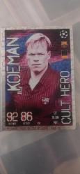 2024 Topps Ucl Ronald Koeman FC Barcelona Cult Hero Kart