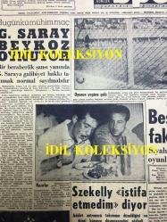 GÜNLÜK SPOR GAZETESİ - 5 EKİM 1957 - GALATASARAY, BEYKOZ MAÇI - BEŞİKTAŞ 0 - 1 SPARTAK - SZEKELLY - TÜRKİYE, GREKO-ROMEN ŞAMPİYONASI - ÖLÜMDEN BETER, FREDERIK DARD - OPON REKLAMI - GALATASARAY, BEYKOZ MAÇI - ŞEKERBANK - MİMİ İLE MEMO - FENERBAHÇE - GALATASARAY MAÇI HALA SALLANTIDA - AYKAÇ MİLLİ TAKIMI - İEREF GÖRKEY NEDEN İSTİFA ETTİ - CAROL DAY