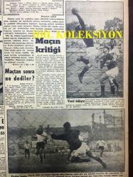 GÜNLÜK SPOR GAZETESİ - 5 EKİM 1957 - GALATASARAY, BEYKOZ MAÇI - BEŞİKTAŞ 0 - 1 SPARTAK - SZEKELLY - TÜRKİYE, GREKO-ROMEN ŞAMPİYONASI - ÖLÜMDEN BETER, FREDERIK DARD - OPON REKLAMI - GALATASARAY, BEYKOZ MAÇI - ŞEKERBANK - MİMİ İLE MEMO - FENERBAHÇE - GALATASARAY MAÇI HALA SALLANTIDA - AYKAÇ MİLLİ TAKIMI - İEREF GÖRKEY NEDEN İSTİFA ETTİ - CAROL DAY