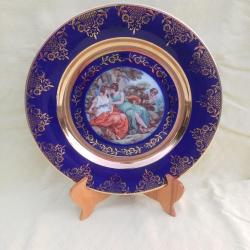 Çek Porselen EPIAG Kobalt Mavi Tabak