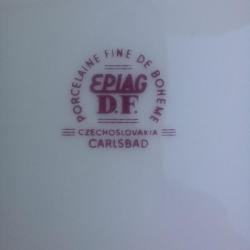 Çek Porselen EPIAG Kobalt Mavi Tabak