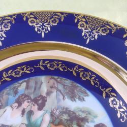 Çek Porselen EPIAG Kobalt Mavi Tabak