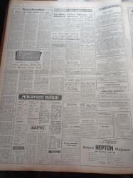 Zafer Gazetesi - 20 Kasım 1959 - Brigitte Bardot Anne Oluyor - Ekselans Eyüp Han'ın Ziyaretleri - Yüksek İslam Enstitüsü Dün Merasimle Açıldı - Firari Şakiler Yakalandı - Başvekil Adnan Menderes - Reisicumhur Celal Bayar - Bir Sodyum Roketi Atıldı - Galata Köprüsü Kaldırılacak - İl Olacak Yeni Üç Kazamız Bandırma Edremit Ve Osmaniye- Amerika'nın Güvendiği Silah Atom Denizaltısı - Doktor Kemal Menteş Doçentlik Unvanını Aldı - Sovyetlerin Batı Almanya Başvekili Adenauer'e Yönelttiği Tenkitler - Nil Anlaşması - Fezaya Dair Bazı Gizli Görüşmeler Yapılmış - Pakistan Milleti Türkiye'ye Karşı Hayranlık Duymaktadır - Fenerbahçe'nin Büyük Başarısı Fransa Şampiyonu Nice'i Yendi - Türk Futbol Hakemleri Federasyonu Kurulacak - Can Bartu Omuzlarda - Nice Takımı Şerefine Fenerbahçe Yemek Verdi