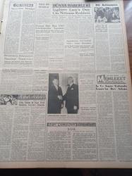 Zafer Gazetesi - 20 Kasım 1959 - Brigitte Bardot Anne Oluyor - Ekselans Eyüp Han'ın Ziyaretleri - Yüksek İslam Enstitüsü Dün Merasimle Açıldı - Firari Şakiler Yakalandı - Başvekil Adnan Menderes - Reisicumhur Celal Bayar - Bir Sodyum Roketi Atıldı - Galata Köprüsü Kaldırılacak - İl Olacak Yeni Üç Kazamız Bandırma Edremit Ve Osmaniye- Amerika'nın Güvendiği Silah Atom Denizaltısı - Doktor Kemal Menteş Doçentlik Unvanını Aldı - Sovyetlerin Batı Almanya Başvekili Adenauer'e Yönelttiği Tenkitler - Nil Anlaşması - Fezaya Dair Bazı Gizli Görüşmeler Yapılmış - Pakistan Milleti Türkiye'ye Karşı Hayranlık Duymaktadır - Fenerbahçe'nin Büyük Başarısı Fransa Şampiyonu Nice'i Yendi - Türk Futbol Hakemleri Federasyonu Kurulacak - Can Bartu Omuzlarda - Nice Takımı Şerefine Fenerbahçe Yemek Verdi