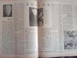 Yeni Adam Siyasi, Edebi ve Tarih Dergisi - 13 Ağustos 1936 - Sayı:137 - Kültürümüzü Kurtarmak Lazım - Kısa Tetkik ve Tenkitler - Dansöz Argantina - İntikal Devrinde Yaşayan Adam - Gençler İçin En Büyük Tehlikeler Kadını Saymamak Alçaklıktır - Memleket Haberleri - İki Türlü Alaka - Türkiye'de Kaç Öğretmen Var? - Trenlerde Mektup ve Telgraf Alınacak - Şark'a Seyahat - Rus Temel Yasası - İspanyol Trajedisi - Dış Sosyete Haberleri - Türkmenistan Dil Kurultayı - Rus Yüksek Mekteplerinde - Avrupa'da Kaç Sinema Var? - Thomas Edison Hayatı ve Eserleri - Yeni Elektrik sistemi - Çalışma Tarzı ve Dehasının Karakteri - Sigmund Freud - Stefan Zweig - İlim ve Teknik Haberleri - Dünya Şimalden Cenuba Döner? - Hayvanlarda Zaman Ölçüsü - Dünyanın En Büyük Patlaması - Yeni Nesillerin Vaktinden Önce Yetişmesi - Manifest Tercümeleri - Kerim Sadi - Gripin İlaç Reklamı - Sanat Haberleri - Milli Musiki - Sanat ve İdeoloji - Balkanlıların Festivali fotoğraf ve haberi - Tam Takım Dergi