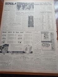 Zafer Gazetesi - 21 Kasım 1959 - Dost Ve Kardeş Pakistan Reisicumhuru Eyüp Han Dün Gitti - Siyasal Bilgiler Fakültesi 100. Kuruluş Yıldönümü İçin Hazırlıklar - Üç Yıllık Devreye Mahsus Sınai Yatırım Programı - Kıbrıs Müzakerelerinde Kaydedilen Gelişmeler - Yokohama'da Müthiş İnfilak - Samsun'da Demokrat Parti'ye Yeni İltihaklar - Sofokles İle Mozart - Fuad Pekin'e 1. Leopold Nişanı Verildi - Oidipus Büyük Tiyatroda Temsillerine Başladı - Riyaseticumhur Senfoni Orkestrası Konser Verecek - Nükleer Denemelere Tekrar Başlanacak Mı - Büyük Çöl Atom Denemesine Karşı - Fezada Amerikan Sovyet İşbirliği - Piyale Makarnası - Air France- Samsun Güven Otobüsleri - UFA Mutbak Margarini - Sungurlar Kazan Ve Teshin Cihazları Fabrikası - Bu Gece Ankara Bavyera Boks Karşılaması - Beşiktaş Dün Geldi