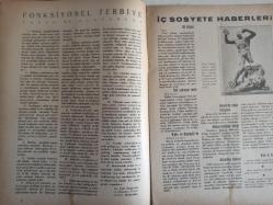 Yeni Adam Siyasi, Edebi ve Tarih Dergisi - 22 Eylül 1936 - Sayı:147 - Öğretmeni Koru - İsmail Hakkı Baltacıoğlu - Kısa Tetkik ve Tenkitler - Dr. Hulusi Fırat - Kadın Asker Olur mu? - Fonksiyonel Terbiye - Dr. Clap Parede - İç Sosyete Haberleri - Türk Sporunun Tarihi - Niğde ve Diyarbakır'da - Gaziantep Halkevi - Balkan Hekimler Birliği - Politika Aleminde Olanlar - Dış Sosyete Haberleri - Almanya'da Din Gerginliği Kalmadı - Alman Masonları İçin - İlk Negro Hakim - Yeni Moskova Stadı - Malta'nın Yeni Anayasası - Uyku Nedir? - Niçin Uyuruz? - Emile Malespine - Kültür Haberleri - Bir Delikanlıya Açık Mektup - Arnavutluk - Frankburgluların Zar Oyunu - Kitap Haberleri - Eberhard Wolfgang Möller - Hayatım - İsmail Hakki Baltacıoğlu - İlim ve Teknik Haberleri - Antoine Meillet'in Ölümü - Ray ve Yol - Ekonomi Haberleri - Kayseri Fabrikası - İstanbul'un Giret ve Çıkalı fotoğraf ve haberi - Tam Takım Dergi