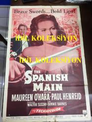 KORSANLAR KRALI (The Spanish Main, Movie Poster), 1949, SİNEMA FİLM AFİŞİ / POSTERİ - BÜYÜK BOY - ORİJİNAL - 104 X 68 cm EBADINDA - Original Turkish Big Size Movie Poster - Frank Borzage - George Worthing - Yates - Herman - J. Mankiewicz - Æneas MacKenzie - Maureen O'Hara - Paul Henreid - Walter Slezak - Binnie Barnes - John Emery - Barton MacLane - J.M. Kerrigan - Fritz Leiber - Nancy Gates - Jack La Rue - Mike Mazurki - Ian Keith - Curt Bois - Antonio Moreno - Victor Kilian - Demetrius Alexis - Don Avalier - Martha Bamattre - Bobby Barber - George Bruggeman - Ray Cooper - Marcelle Corday