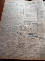 Vatan Gazetesi - 17 Temmuz 1950 - Kızılların Kore'deki Hücumu Püskürtüldü - Stalin Nehru İle Anlaşmak İçin Amerikalıların Kore'den Çekilmesini Şart Koşuyor - Başbakan Adnan Menderes Yurt Seyahatine Çıkıyor - Türkiye Marshall Planı Yardımından En Az Faydalanan Memleketlerden Biridir - General Collins Amerika Korede İstikrarı Temin Edecek - Yeni Dünya Futbol Şampiyonu Uruguay - Yeni Polis Kanunu - Doğru Konuşalım Yazan Neyzen Tevfik - Perde Arası Yazan Vicki Baum Yazı Dizisi - Kasım Gülek'in Adana'daki Sözleri - Atom Bombasının Hiroşimada Tahribatı - Puro Traş Sabunu - Kanuni Sultan Süleyman Yazan Feridun Fazıl Tülbentçi Yazı Dizisi - Yayladan Resimli Röportaj Yazı Dizisi - OMEGA Su Geçirmez Saat - Helios Pilli Radyolar - Caterpillar