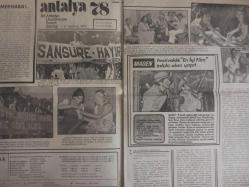 Süper Gazete PAZAR Sinema, Tiyatro ve Magazin Dergisi - 26 Temmuz 1978 - Sayı:19 - Linda Povers - Nil Burak - Antalya 78 - Zümra Aycan - Şanar Yurdatapan - Sümer Tılmaç - Şarkı Söylerken Herkesin Parmağını Isırtacağım - Arzu Okay - Soyunmaya Paydos - Tülay Karaca - Güzel ve Başarılı - Tülay Karaca Kesin Konuştu: ''Bir Gün Bende Evleneceğim'' - Nesrin Topkapı - Seyyal Taner Posteri - Çırılçıplak fotoromanı - Nur Ay - Güner - Şebnem - İsmail Kuldaş - Beni Tanıdınız mı? - Avrupa yı Sarsan Çıplaklar - Radia - Kelly - Kenth - Artist Adresleri - Ferhat ile Şirin - Set Haberi - Türkan Şoray - Yılmaz Duru - Ünlü Yönetmen Aydan İbraham fotoğraf ve haberi - Tam Takım Dergi