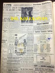 GÜNLÜK SPOR GAZETESİ - 21 EKİM 1957 - İSTANBULSPOR, FENERBAHÇE'DEN 1 PUAN ALDI - GREKO - ROMEN STİLİ - GÜL KUPASINI BEŞİKTAŞ ALDI - BEYLERBEYİ TAKSİM'LE BERABERE KALDI - NAZMİ ÖZKAYNAK - YAPI VE KREDİ BANKASI REKLAMI - MARIO GABAY - ERGUN ÖZTUNA - PERTEV TUNASELİ - AYDOĞAN BECİT - NAZİF OTURGAN - AMATÖR KÜMELER