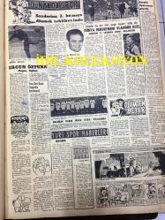 GÜNLÜK SPOR GAZETESİ - 21 EKİM 1957 - İSTANBULSPOR, FENERBAHÇE'DEN 1 PUAN ALDI - GREKO - ROMEN STİLİ - GÜL KUPASINI BEŞİKTAŞ ALDI - BEYLERBEYİ TAKSİM'LE BERABERE KALDI - NAZMİ ÖZKAYNAK - YAPI VE KREDİ BANKASI REKLAMI - MARIO GABAY - ERGUN ÖZTUNA - PERTEV TUNASELİ - AYDOĞAN BECİT - NAZİF OTURGAN - AMATÖR KÜMELER