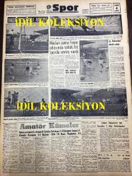 GÜNLÜK SPOR GAZETESİ - 21 EKİM 1957 - İSTANBULSPOR, FENERBAHÇE'DEN 1 PUAN ALDI - GREKO - ROMEN STİLİ - GÜL KUPASINI BEŞİKTAŞ ALDI - BEYLERBEYİ TAKSİM'LE BERABERE KALDI - NAZMİ ÖZKAYNAK - YAPI VE KREDİ BANKASI REKLAMI - MARIO GABAY - ERGUN ÖZTUNA - PERTEV TUNASELİ - AYDOĞAN BECİT - NAZİF OTURGAN - AMATÖR KÜMELER