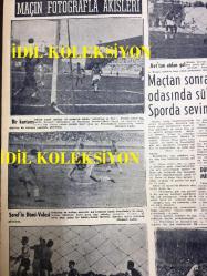GÜNLÜK SPOR GAZETESİ - 21 EKİM 1957 - İSTANBULSPOR, FENERBAHÇE'DEN 1 PUAN ALDI - GREKO - ROMEN STİLİ - GÜL KUPASINI BEŞİKTAŞ ALDI - BEYLERBEYİ TAKSİM'LE BERABERE KALDI - NAZMİ ÖZKAYNAK - YAPI VE KREDİ BANKASI REKLAMI - MARIO GABAY - ERGUN ÖZTUNA - PERTEV TUNASELİ - AYDOĞAN BECİT - NAZİF OTURGAN - AMATÖR KÜMELER