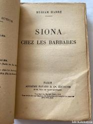 SİONA CHEZ LES BARBARES - MYRİAM HARRY - Artheme Fayard Editeurs - FRANSIZCA KİTAP (HAFİF YIPRANMALARI MEVCUT)