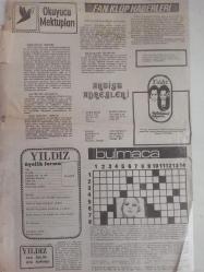 Yıldız Sinema, Tiyatro ve Magazin Dergisi - 1980 Yılı - Banu Alkan - Türkiye'de Şimdiye Dek Böyle Bir Yıllık Yapılmadı - Öztürk Serengil'in Yeni Sevgilisi ''Şölen'' Seks Filmlerinde Oynuyor - Fotoroman - Okuyucu Mektupları - Fan Klüp Haberleri - Artist Adresleri - Mektuplaşmak İsteyenler - Bulmaca - Yıldız Üyelik Formu fotoğraf ve haberi - Dergi Tam Değildir Sadece 4 Sayfası Mevcuttur