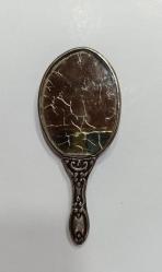 18.YÜZYIL OSMANLI DÖNEMİ GÜMÜŞ BAYAN AYNASI ( OSMANLI USTA DAMGALI)