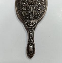 18.YÜZYIL OSMANLI DÖNEMİ GÜMÜŞ BAYAN AYNASI ( OSMANLI USTA DAMGALI)