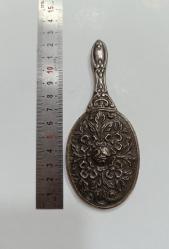 18.YÜZYIL OSMANLI DÖNEMİ GÜMÜŞ BAYAN AYNASI ( OSMANLI USTA DAMGALI)