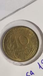 FRANSA 1972 10 CENTIMES