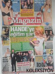 Habertürk Günlük Magazin Gazetesi - 10 Mayıs 2010 - Hande Yener'e Eğitim Şart - Deniz Akkaya - O Dünyaya Bir Daha Dönmem - Siyah Beyaz Düğün - Çocuklar İçin Müzede Buluştular - Hollanda Sarayı'nda Japon Defilesi - Deniz Baykal'ın Kadınlara Bir Özür Borcu Var - Faslı Şahane Şov Sürüyor - Ciddiyetini Hep Koruyor - Tülin Koçak - Selin Toktay - Güzel Futbol Oynardım İsmim Bolu Spor'lu Zeynel'di - Geleceğin Çocukları İçin Buluştular - Bihter ile Behlül'ün Aşk Yuvasını Polat ile Adamları Bastı - Altın Paket 1 Milyon TL - Cüneyt Arkın - Ezel Zor Dönemeçte - Geldiği Son Nokta - Abiye, Erman'ı Terk Ediyor - Vural Öger - Elmas Elbisem Olsa Bozdurur Dağıtırdım - Sezen Aksu - Kilo Kaybederken Motivasyonunuz Ne Olmalı ? - Duygusal Açlık - Her 20 Kişiden Birinde Astıma Rastlanıyor - Moda Kurbanı Olmamak İçin - Onu Yakın Takibe Alın - Nihan Peker - Bettina Hakko - Scarlett Johansson - Nicole Kidman - Catherine Zeta Jones fotoğraf ve haberi - Tam Takım Gazete