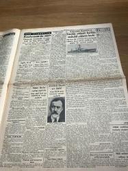 Cumhuriyet gazetesi 12 Nisan 1940-Hollanda ve Belçika geniş müdafaa tedbirleri aldı-Kızılırmak taştı-taksim sineması Yılmaz Ali-Ankara borsası- takas pirimleri-aşk ve macera romanı ilk ve son yazan Esad Mahmud karakurd-doktor Sadreddin onaran-dr Suphi Şenses-Sümerbank yerli mallar pazarları
