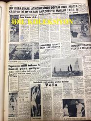 GÜNLÜK SPOR GAZETESİ - 30 EKİM 1957 - FENERBAHÇE 2 - 1 KASIMPAŞA - BEŞİKTAŞ, EMNİYET MAÇI - DICKE - ORDU TAKIMI - PUŞKAŞ VE KOÇŞİS, CAROL DAY - FREDERIK DARD - CAN BARTU, FENERBAHÇE - İSPANYA MİLLİ TAKIMI - TURGUT DİNSEL - CUMHURİYET KUPASI YELKEN YARIŞLARI - OPON REKLAMI - AMATÖR KÜMELER - MARIO GABAY SPOR MÜESSESESİ - AMATÖR KÜMELER