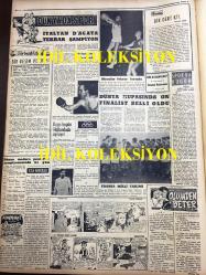 GÜNLÜK SPOR GAZETESİ - 31 EKİM 1957 - EMNİYET TAKIMINI HEZİMETE UĞRATAN BEŞİKTAŞ DEVREYİ 6 GOLLE KAPADI - MUVAKKAR EKREM TALU - DICKE DÜN RECEP ÖZCAN'I BEĞENDİ - ORDU BASKETBOL TAKIMIMIZ DÜNYA ŞAMPİYONASINDA - BEŞİKTAŞ'IN GENÇ TAKIMI İSTANBUL ŞAMPİYONU OLDU - İTALYAN D'AGATA TEKRAR ŞAMPİYON - CAROL DAY - MODASPOR - SADIK PEKÜNLÜ - NURİ AKIN - ANKARA AT YARIŞLARI - KARAGÜMRÜK 4 - 0 HASKÖY - OPON REKLAMI - GALATASARAY, DARÜŞŞAFAKA