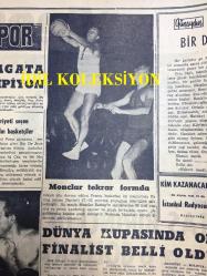 GÜNLÜK SPOR GAZETESİ - 31 EKİM 1957 - EMNİYET TAKIMINI HEZİMETE UĞRATAN BEŞİKTAŞ DEVREYİ 6 GOLLE KAPADI - MUVAKKAR EKREM TALU - DICKE DÜN RECEP ÖZCAN'I BEĞENDİ - ORDU BASKETBOL TAKIMIMIZ DÜNYA ŞAMPİYONASINDA - BEŞİKTAŞ'IN GENÇ TAKIMI İSTANBUL ŞAMPİYONU OLDU - İTALYAN D'AGATA TEKRAR ŞAMPİYON - CAROL DAY - MODASPOR - SADIK PEKÜNLÜ - NURİ AKIN - ANKARA AT YARIŞLARI - KARAGÜMRÜK 4 - 0 HASKÖY - OPON REKLAMI - GALATASARAY, DARÜŞŞAFAKA