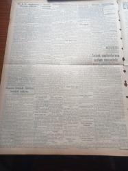 Vatan Gazetesi - 15 Ağustos 1950 - Bulgar Notası Ankara'ya Geldi - Bugün Ankara Vapuru İle Gelecek Olan Fuat Köprülü Celal Bayar Ve Adnan Menderes'le Görüşecek - Ömer İnönü Dün Olga İle Yüzleştirildi - Milli Eğitim Bakanı Tevfik İleri Maarifimizi Komünistlerden  Temizleyeceğiz - Kore'ye Gidecek Askerlerimiz - Vaşington Büyükelçimiz Feridun Cemal Erkin Gitti - Muhtar Seçimlerinde Kati Netice Alınamadı -W. A.Y. Toplantısı Devam Ediyor - Kasım Gülek İktidarı Tenkid Ediyor - İsrail'in Kendi Arap Ekalliyeti Hakkındaki Planı - Yeşil Kurt Meselesi - Truman'a Hücumlar - Kanunî Sultan Süleyman Yazan Feridun Fazıl Tülbentçi Yazı Dizisi - Arjantin Devleti Kurucusu General Don Jose De San Martin'in Ölüm Yıldönümü - Senenin En Büyük Müsameresi Açıkhava Tiyatrosunda - Münir Nurettin Selçuk - Müzeyyen Senar Işıl - Dümbüllü İsmail - Rüçhan Çamay - Emlak Bankası - Dodge Otomobil - Pan American