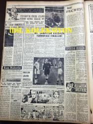 GÜNLÜK SPOR GAZETESİ - 1 KASIM 1957 - A MİLLİ TAKIMI YARIN GELİYOR - İSPANYOLLARLA BİRİ MADRİD'DE BİRİ İSTANBUL'DA OYNAYACAK İKİ TAKIMIMIZ DÜN KARŞI KARŞIYA GELDİ - CAN BARTU - S. RAUS TÜRKİYE'YE YAKINDA GELEMİYOR - İSPANYA MAÇLARININ HAKEMLERİ BELLİ OLDU - AVRUPA ŞAMPİYON KULÜPLER TURNUVASI FİNALLERİ - COROLDAY - SÜMERSPOR 2 - 1 HAVAGÜCÜ - AYKAÇ'IN KEŞFİ - GOLF REKLAMI - DARÜŞŞAFAKA - OPON REKLAMI, AMATÖR KÜMELER - KOCSİS İSVİÇRE'DE