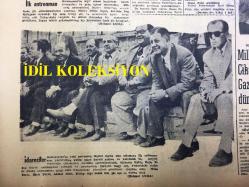 GÜNLÜK SPOR GAZETESİ - 5 KASIM 1957 - DICKE DÜN GALATASARAY'A İLK İDMANI YAPTIRDI - CİHANOĞLU - FUTBOL FEDERASYONU REİSLİĞİ - VOLEYBOL LİG MAÇLARI - NEVŞEHİR LİGİNDE LALESPOR NAMAĞLUP - 1957 ATLETİZM ŞAMPİYONLARI - KIŞ MEVSİMİ ATLETİZM - BÜLENT GÜRBÜZ - İZMİR LİGLERİ - BAKETBOL MİLLİ TAKIMI ROMANYA'DA - KREMLİ PURO TUVALET SABUNU REKLAMI - YAPI VE KREDİ BANKASI - OPON REKLAMI
