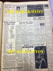GÜNLÜK SPOR GAZETESİ - 6 KASIM 1957 - MADRİD'TEN VE İSTANBUL'DAN ZAFER BEKLİYORUZ - TÜRK FUTBOL MİLLİ TAKIMI - CAN BARTU - TURGAY ŞEREN - İSPANYA, TÜRKİYE - ADANA'DA TOROSSPOR SAHAYI TERK ETTİ - BEYOĞLUSPOR, İTÜ MAÇI - AKDENİZ KUPASI - KREMLİ PURO TUVALET SABUNU REKLAMI