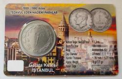 Tedavül Eden Madeniler..1960 Yılı 1 Lira..