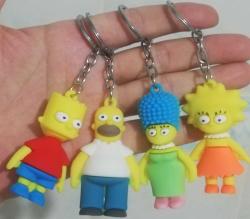 Simpsonlar aile set figür anahtarlık süs aksesuar nostalji tasarım vintage retro hobi Hediyelik dekorluk Koleksiyonluk