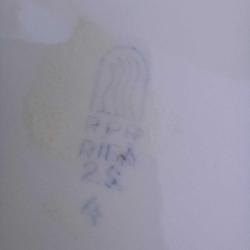 Riga Porselen Tabak Dekoratif,1968