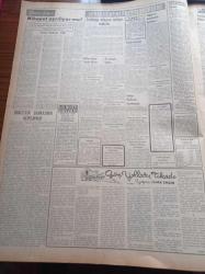 Vatan Gazetesi - 9 Ocak 1954 - Milli Karantina Fikri Destekleniyor - Kahire Hadisesi İçin Meclise İki Sual Takriri Verildi - Kahire Elçimiz Hulusi Fuat Tugay Dün Şehrimize Geldi - Milli Türk Talebe Birliği Federasyonla Birleşiyor - Mısır Sovyetlerle Anlaşmak İstiyor - Amerika'da Celal Bayar'ı Karşılama Hazırlığı - Göç Yolları Tıkadı Yazan İlhan Engin Yazı Dizisi - Kore'de Esirler Meselesi Gene Sarpa Sardı - Ruslar Tarzan Filmine Aleyhtar - Tanrı İle Şeytanı Barıştıran Feylezof Giovanni Papini - Fotoğraflarla Haberler - Veba Yazan Albert Camus Yazı Dizisi - Galatasaray Karagücü Bugün Karşılaşıyor - Fertun Gordien Disk Atma Rekorunu Kırabilecek Mi - Foster Dulles'a Göre NATO İyi Durumda Fakat Temeli Zayıf - Good Year - Radyo - Bulmaca