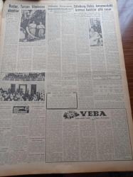 Vatan Gazetesi - 9 Ocak 1954 - Milli Karantina Fikri Destekleniyor - Kahire Hadisesi İçin Meclise İki Sual Takriri Verildi - Kahire Elçimiz Hulusi Fuat Tugay Dün Şehrimize Geldi - Milli Türk Talebe Birliği Federasyonla Birleşiyor - Mısır Sovyetlerle Anlaşmak İstiyor - Amerika'da Celal Bayar'ı Karşılama Hazırlığı - Göç Yolları Tıkadı Yazan İlhan Engin Yazı Dizisi - Kore'de Esirler Meselesi Gene Sarpa Sardı - Ruslar Tarzan Filmine Aleyhtar - Tanrı İle Şeytanı Barıştıran Feylezof Giovanni Papini - Fotoğraflarla Haberler - Veba Yazan Albert Camus Yazı Dizisi - Galatasaray Karagücü Bugün Karşılaşıyor - Fertun Gordien Disk Atma Rekorunu Kırabilecek Mi - Foster Dulles'a Göre NATO İyi Durumda Fakat Temeli Zayıf - Good Year - Radyo - Bulmaca