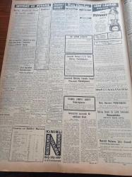 Vatan Gazetesi - 12 Ocak 1954 - Çorum Demokrat Parti Kongresindeki Geri Tekliflerin Tepkileri - Dışişleri Bakanı Fuat Köprülü - Büyük Anketimiz Seçimde Reyinizi Hangi Partiye Vereceksiniz - İsmet İnönü - Kasım Gülek - Mareşal Tito Türkiye'yi Ziyaret Edecek - Verem Savaş Derneği Başkanı Ordinaryüs Profesör Tevfik Sağlam - İngiliz Büyükelçisi Sir Alexander Knox Helm Ankara'dan Ayrıldı - Göç Yolları Tıkadı Yazan İlhan Engin Yazı Dizisi - Türk Şiiri Nereye Gidiyor - Heifetz Bir Eseri Çalarken Unuttu - Atilla İlhan Sinema Tenkidleri - Cem Kurt Çizen Bedri Koraman - Bir Mormon'un İtirafları - Veba Yazan Albert Camus Yazı Dizisi - Çocuklar Sizin Köşeniz - Petromax Lüks Lambası - Genç Milli Takım Antrenörü Cihat Arman - Geçen Yılın En Mühim Boks Karşılamaları