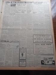 Vatan Gazetesi - 19 Ocak 1954 - Celal Bayar İngiltere'ye Vardı - Yabancı Sermaye Tasarısı Kanunlaştı -  Migros Teşkilatı Kurucusu Duttweiler Vali Fahrettin Kerim Gökay İle Görüştü - Fırıncılar 31 Ocak'tan Sonra Ekmek Pişirmeyecekmiş - Abdülbaki Fevzi Vefat Etti - İş İdaresi Enstitüsü Kurulması Hazırlığı - Münir Nurettin Selçuk'un Bu Geceki Konseri Tehir Edildi - Göç Yolları Tıkadı Yazan İlhan Engin Yazı Dizisi - Ay Tutuldu - NATO'da Harp Oyunları Yapılacak - Memlekete Gelen Kore Gazileri - Cem Kurt Çizen Bedri Koraman - Fransa'da Komünistlerin Yaptığı Bir Katliam - Çocuklar Sizin Köşeniz - Veba Yazan Albert Camus Yazı Dizisi - Oktay Akbal - Sabahat Erdemir İsimli Genç Kız Celal Bayar'a Hakaretten Sanık - A. B. C. Namı Altında Üç Milli Takım Kuruluyor - Doğubank - Şehir Tiyatrosu
