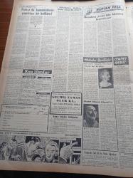 Vatan Gazetesi - 19 Ocak 1954 - Celal Bayar İngiltere'ye Vardı - Yabancı Sermaye Tasarısı Kanunlaştı -  Migros Teşkilatı Kurucusu Duttweiler Vali Fahrettin Kerim Gökay İle Görüştü - Fırıncılar 31 Ocak'tan Sonra Ekmek Pişirmeyecekmiş - Abdülbaki Fevzi Vefat Etti - İş İdaresi Enstitüsü Kurulması Hazırlığı - Münir Nurettin Selçuk'un Bu Geceki Konseri Tehir Edildi - Göç Yolları Tıkadı Yazan İlhan Engin Yazı Dizisi - Ay Tutuldu - NATO'da Harp Oyunları Yapılacak - Memlekete Gelen Kore Gazileri - Cem Kurt Çizen Bedri Koraman - Fransa'da Komünistlerin Yaptığı Bir Katliam - Çocuklar Sizin Köşeniz - Veba Yazan Albert Camus Yazı Dizisi - Oktay Akbal - Sabahat Erdemir İsimli Genç Kız Celal Bayar'a Hakaretten Sanık - A. B. C. Namı Altında Üç Milli Takım Kuruluyor - Doğubank - Şehir Tiyatrosu