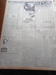 Vatan Gazetesi - 19 Ocak 1954 - Celal Bayar İngiltere'ye Vardı - Yabancı Sermaye Tasarısı Kanunlaştı -  Migros Teşkilatı Kurucusu Duttweiler Vali Fahrettin Kerim Gökay İle Görüştü - Fırıncılar 31 Ocak'tan Sonra Ekmek Pişirmeyecekmiş - Abdülbaki Fevzi Vefat Etti - İş İdaresi Enstitüsü Kurulması Hazırlığı - Münir Nurettin Selçuk'un Bu Geceki Konseri Tehir Edildi - Göç Yolları Tıkadı Yazan İlhan Engin Yazı Dizisi - Ay Tutuldu - NATO'da Harp Oyunları Yapılacak - Memlekete Gelen Kore Gazileri - Cem Kurt Çizen Bedri Koraman - Fransa'da Komünistlerin Yaptığı Bir Katliam - Çocuklar Sizin Köşeniz - Veba Yazan Albert Camus Yazı Dizisi - Oktay Akbal - Sabahat Erdemir İsimli Genç Kız Celal Bayar'a Hakaretten Sanık - A. B. C. Namı Altında Üç Milli Takım Kuruluyor - Doğubank - Şehir Tiyatrosu