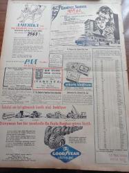 Vatan Gazetesi - 21 Ocak 1954 - Mısır Notamıza Cevap Verdi - Cumhurbaşkanı Celal Bayar İngiltere'den Hareket Etti - Galatasaray Lisesindeki Yirmi Altı Öğretmen Mahkemeye Verildi - Maldiv Cumhurbaşkanı Emin Didi Öldürüldü - Profesör Hıfzı Veldet Velidedeoğlu Çok Karılı Olmanın Kötülüklerini Açıklayan Konuşma Yaptı - Son Halife Abdülmecid'in Naaşı Getirilecek - Köy Enstitüleriyle Öğretmen Okulları Birleştiriliyor - Migros Satış Kamyonu Geldi - Göç Yolları Tıkadı Yazan İlhan Engin Yazı Dizisi - Malatya Kayısı Gecesi - Lawrence Bir Şarlatanmış - Trende Çekilenler Ve Konya Müzesi - 7. Konservatuar Konseri - Cem Kurt Çizen Bedri Koraman - Veba Yazan Albert Camus Yazı Dizisi - Oktay Akbal - Halide Edip Adıvar Sinekli Bakkal'ın Çevrilmesiyle Yakından Alakalanıyor- Emniyet Sandığı - Pan American - Avrupa Kibritleri - Şehir Tiyatrosu