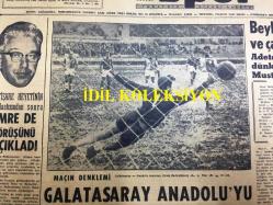GÜNLÜK SPOR GAZETESİ - 17 KASIM 1957 - BEYKOZSPOR, TAKSİMSPOR - MUVAKKAR EKREM TALU - GALATASARAY 10 - ANADOLU - BASKETBOL MAÇ SONUÇLARI - İ. ÖMER KÜNTAY - ELEKTRİK KULÜBÜ - BEŞİKTAŞ 1 - 0 GENÇLERBİRLİĞİ - DEMİRSPOR 2 - 1 YÜNPAMUK - CAROL DAY - KLOROFİL RADYOLİN REKLAMI - FAY TEMİZLEYİCİ REKLAMI, NECİP AKAR
