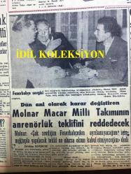 GÜNLÜK SPOR GAZETESİ - 21 KASIM 1957 - FEDERASYON KUPASI - ADALETSPOR, EMNİYETSPOR, VEFASPOR, KASIMPAŞA, KARAGÜMRÜK, YÜZÜCÜ YILMAZ ÖZÜAK GALATASARAY'DAN İSTİFA ETTİ - MOLNAR MACAR MİLLİ TAKIMI - COOPER TEKRAR FORMDA - CAROL DAY - RAKİBİMİZ BELÇİKA MİLLİ TAKIMI - ŞÜKRÜ'YE CEZA VERİLECEK - HALTERCİLER, NAZİF OTURGAN - OKUL SPOR YURTLARI - ANKARA TURU BİSİKLET YARIŞI - KREMLİ PURO TUVALET SABUNU REKLAMI - OPON REKLAMI - SERBEST ATIŞ - YAPI VE KREDİ BANKASI REKLAMI