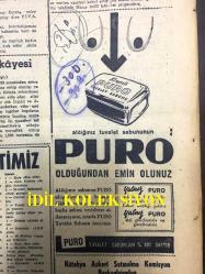 GÜNLÜK SPOR GAZETESİ - 21 KASIM 1957 - FEDERASYON KUPASI - ADALETSPOR, EMNİYETSPOR, VEFASPOR, KASIMPAŞA, KARAGÜMRÜK, YÜZÜCÜ YILMAZ ÖZÜAK GALATASARAY'DAN İSTİFA ETTİ - MOLNAR MACAR MİLLİ TAKIMI - COOPER TEKRAR FORMDA - CAROL DAY - RAKİBİMİZ BELÇİKA MİLLİ TAKIMI - ŞÜKRÜ'YE CEZA VERİLECEK - HALTERCİLER, NAZİF OTURGAN - OKUL SPOR YURTLARI - ANKARA TURU BİSİKLET YARIŞI - KREMLİ PURO TUVALET SABUNU REKLAMI - OPON REKLAMI - SERBEST ATIŞ - YAPI VE KREDİ BANKASI REKLAMI